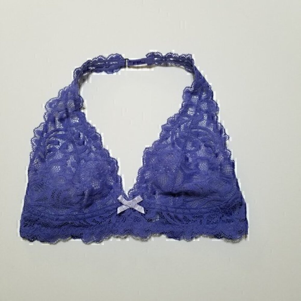 NWT Adore Me Bralette Bra Lace Purple Size S